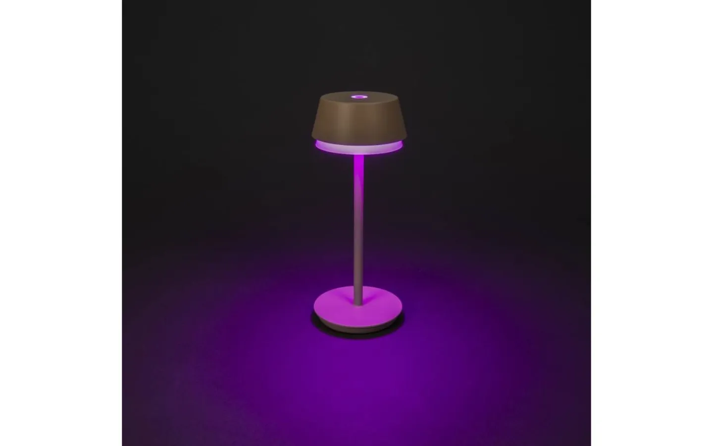 Konstsmide Lyon Uppladdningsbar Bordslampa LED CCT+RGB 30cm Sand IP54* Uppladdningsbara Lampor Utomhus|Uppladdningsbara Lampor Utomhus