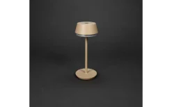 Konstsmide Lyon Uppladdningsbar Bordslampa LED CCT+RGB 30cm Sand IP54* Uppladdningsbara Lampor Utomhus|Uppladdningsbara Lampor Utomhus