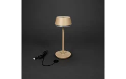 Konstsmide Lyon Uppladdningsbar Bordslampa LED CCT+RGB 30cm Sand IP54* Uppladdningsbara Lampor Utomhus|Uppladdningsbara Lampor Utomhus