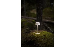 Konstsmide Lyon Uppladdningsbar Bordslampa LED CCT+RGB 30cm Sand IP54* Uppladdningsbara Lampor Utomhus|Uppladdningsbara Lampor Utomhus