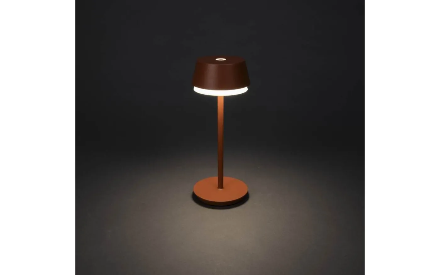 Lyon Uppladdningsbar Bordslampa LED CCT+RGB 30cm Teracotta IP54