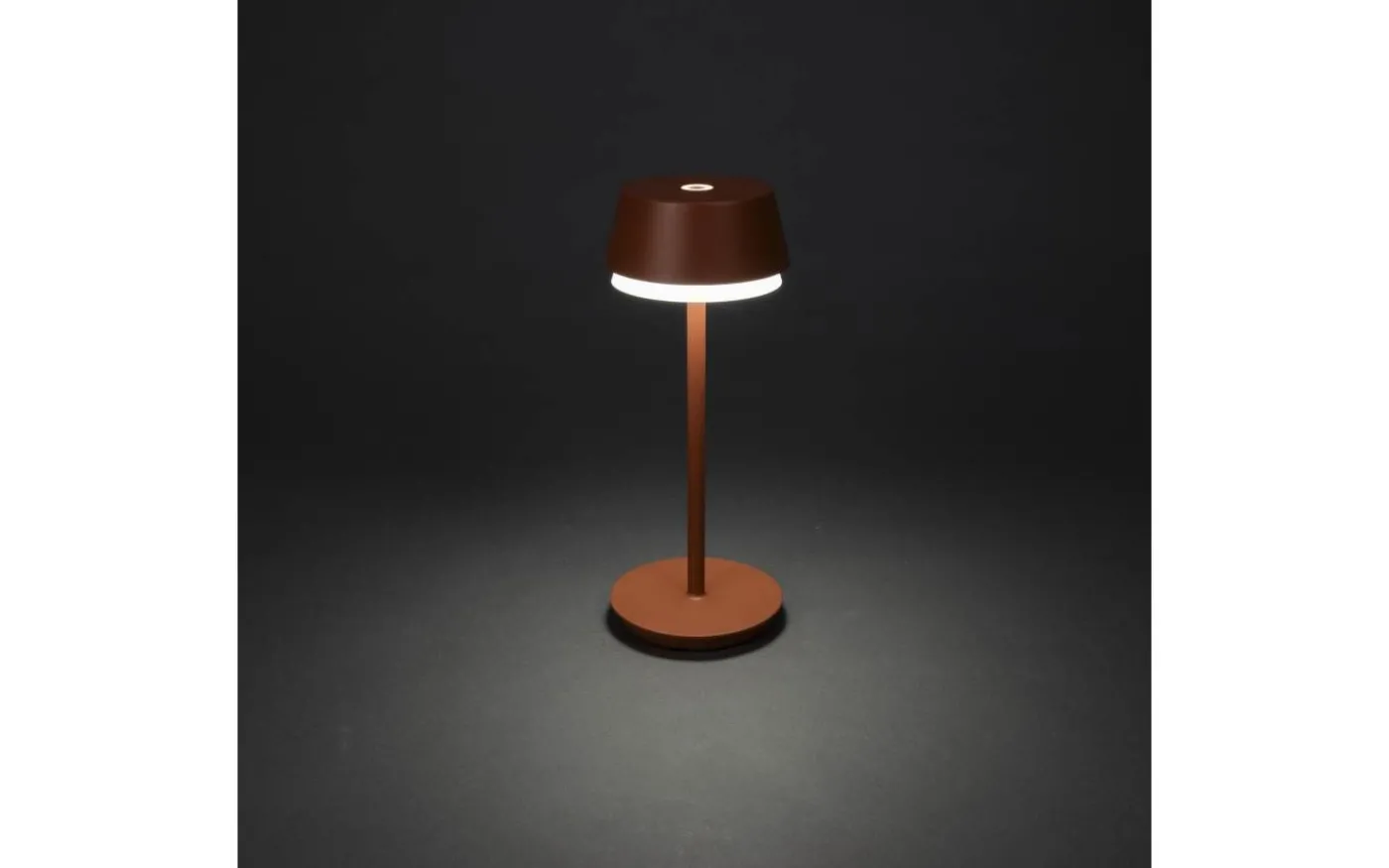 Lyon Uppladdningsbar Bordslampa LED CCT+RGB 30cm Teracotta IP54