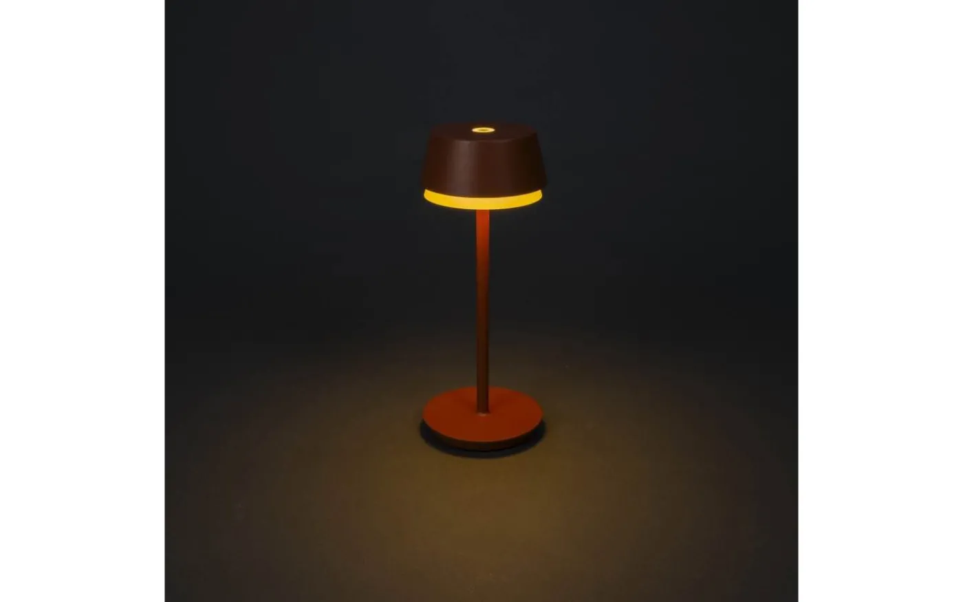 Lyon Uppladdningsbar Bordslampa LED CCT+RGB 30cm Teracotta IP54