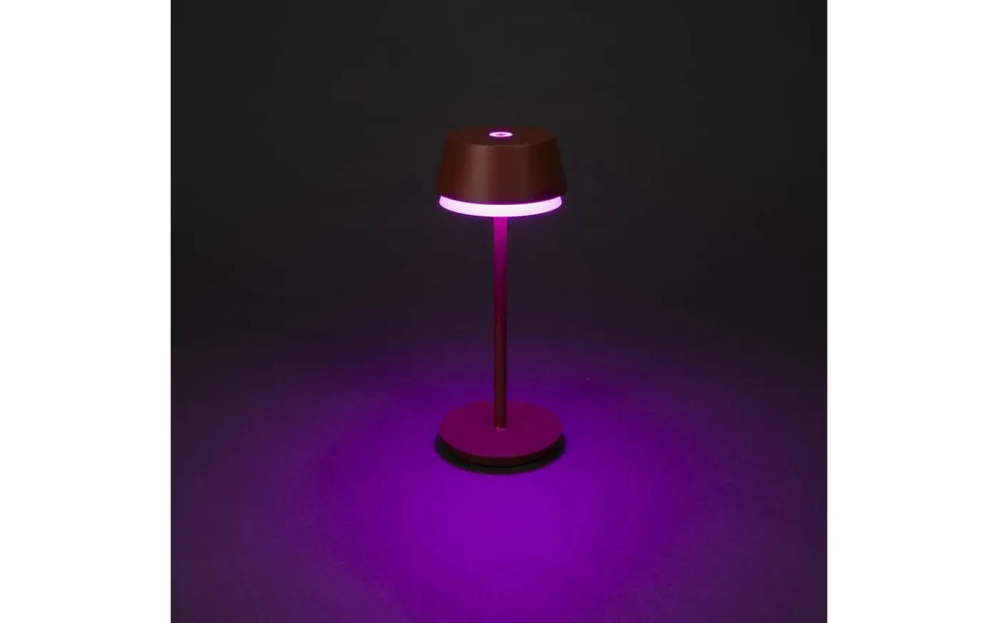 Lyon Uppladdningsbar Bordslampa LED CCT+RGB 30cm Teracotta IP54