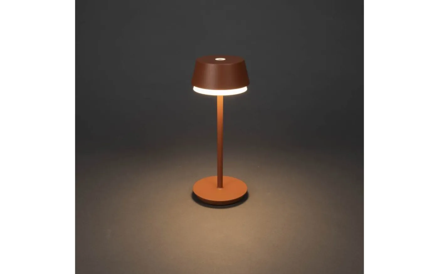 Lyon Uppladdningsbar Bordslampa LED CCT+RGB 30cm Teracotta IP54