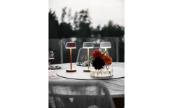 Lyon Uppladdningsbar Bordslampa LED CCT+RGB 30cm Teracotta IP54