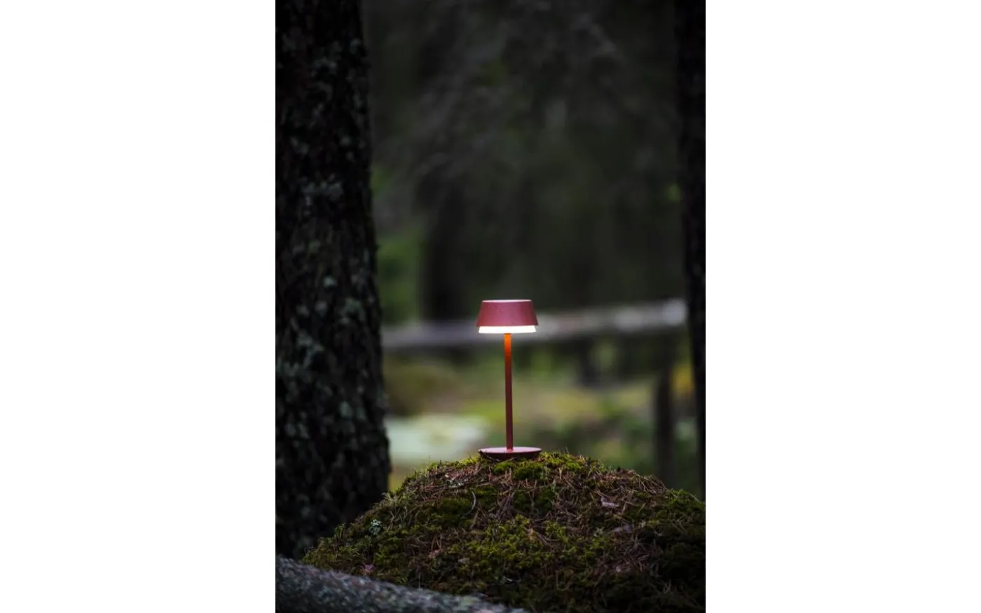 Lyon Uppladdningsbar Bordslampa LED CCT+RGB 30cm Teracotta IP54