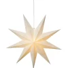 Lysa Julstjärna 80cm Vit