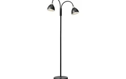 Vardagsrum|Golvläslampor<Cottex Läza Golvlampa 132cm 2xE14 Svart