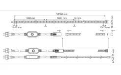 Malmbergs M1 LEDstrip 230V 4,5W/m 3000K 1m Cut Metervara IP44* Allmänbelysning|230V Led Slinga