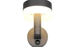 Trio Lighting Mackenzie Vägglampa LED antracit/vit rörelsesensor IP54* Vägglampor Utomhus