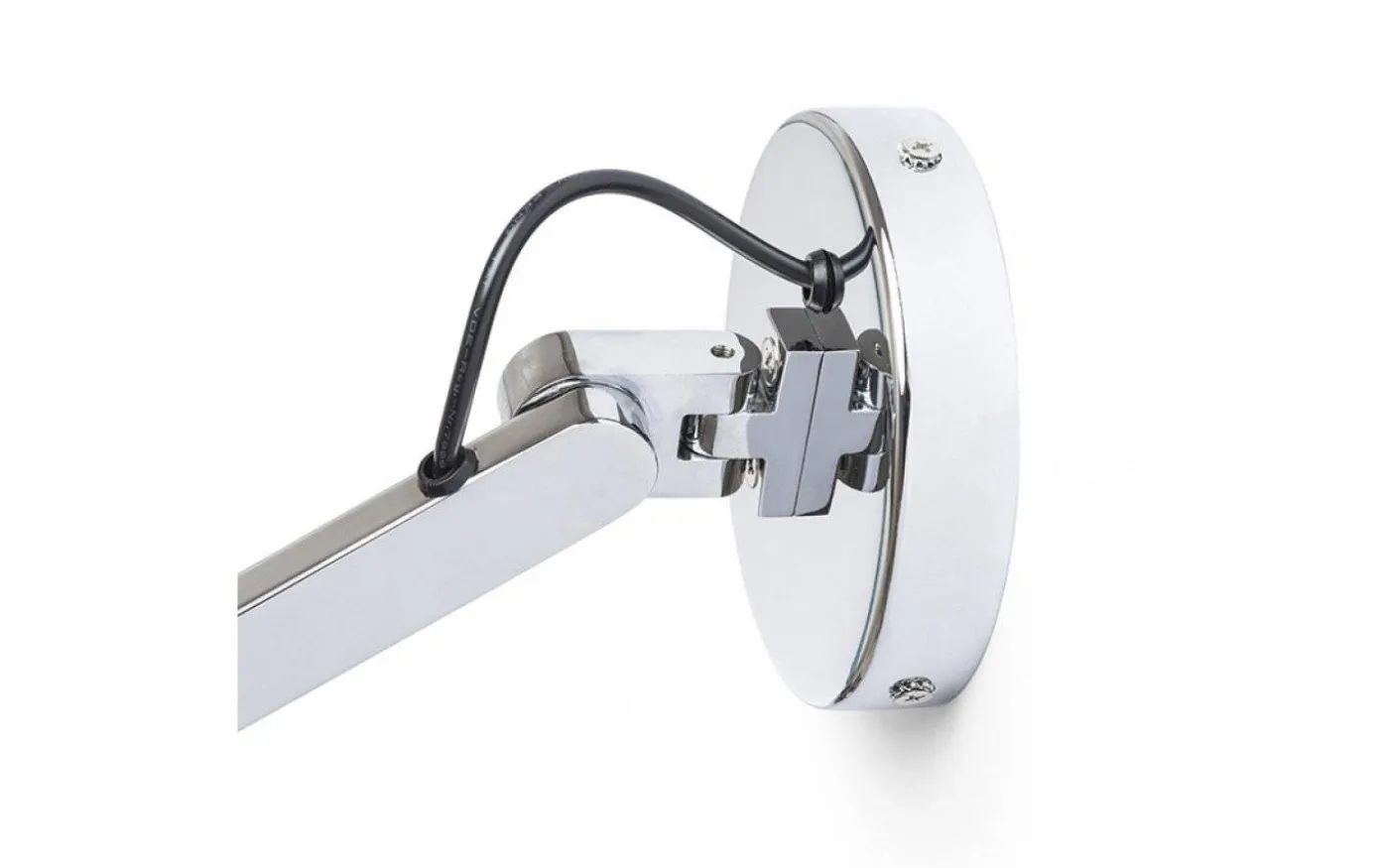 Madison W Vägglampa Vit/Krom E27