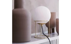 Dyberg Larsen Madrid Bordslampa 34cm Opal/Mässing* Bordslampor