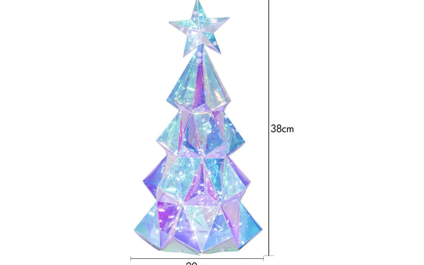Star Trading Magic Inomhusdekoration Julgran* Batteri Julpynt Inomhus