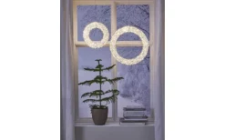 Kransar|Julpynt Utomhus<Star Trading Magic Utomhusdekoration Ø45cm Vit