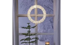 Kransar|Julpynt Utomhus<Star Trading Magic Utomhusdekoration Ø45cm Vit