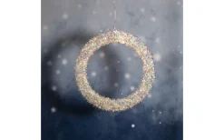 Kransar|Julpynt Utomhus<Star Trading Magic Utomhusdekoration Ø45cm Vit