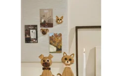 Spring Copenhagen Magnetic Lucky Magnet Katt Ek/Lönn 6 cm* Trädekorationer