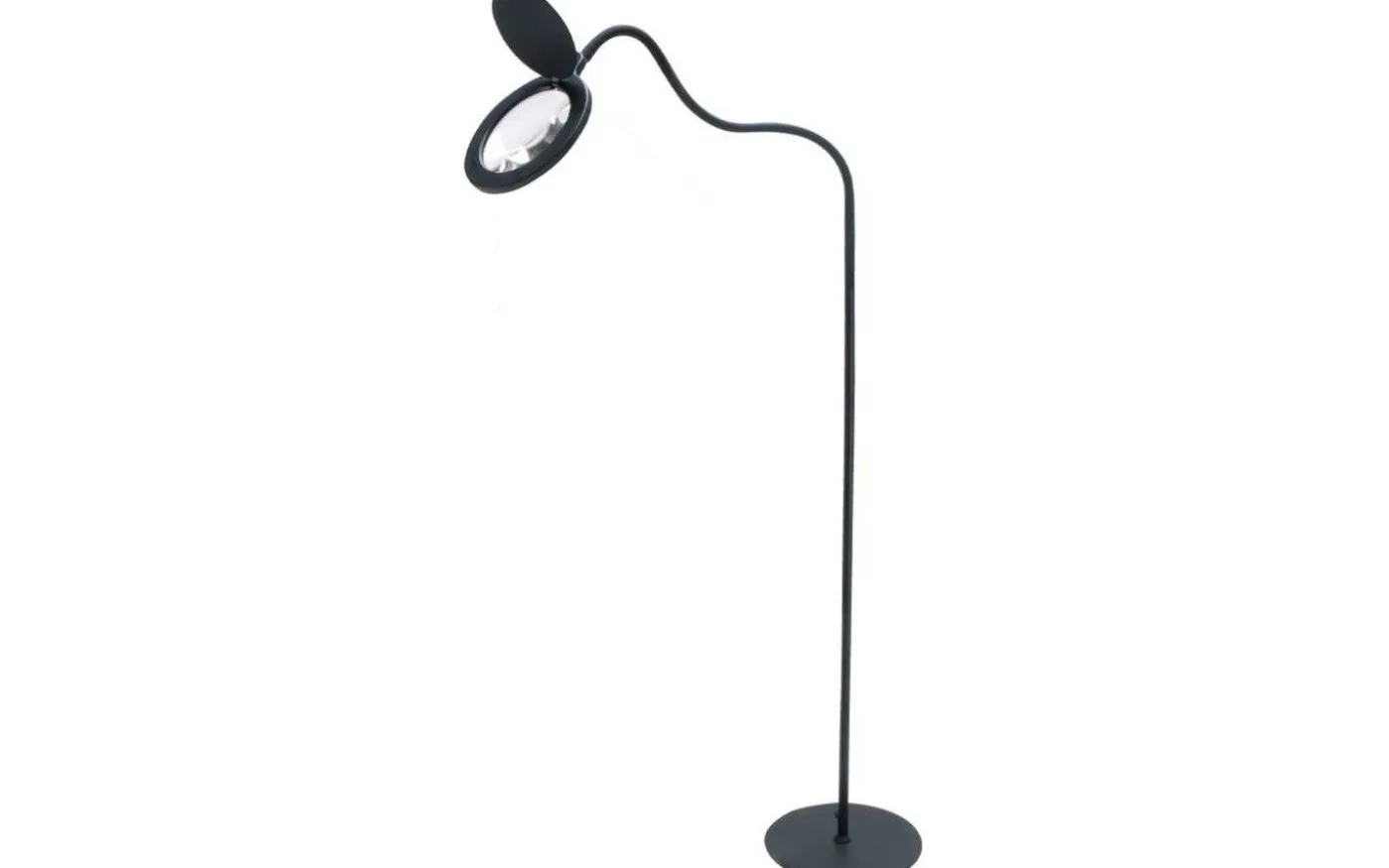 Magni Golvlampa med Förstoringsglas 3 Doptriers LED 3-Steg CCT 10,5W 3000-6300K Svart