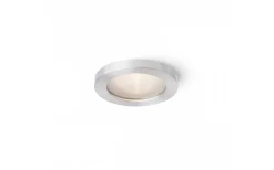 Spotlights Med Utbytbar Ljuskälla<Rendl Majestic Infälld Spotlight Borstad Aluminium GU10 IP44