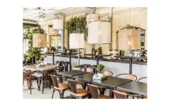 Hallbergs Malibu Taklampa 50cm Vit* Vardagsrum|Stora Taklampor Ø50-69 Cm