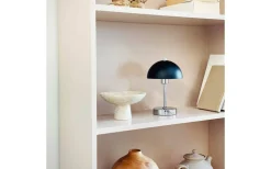 Malmø Uppladdningsbar Bordslampa 23cm LED 3000K 1W Svart/Krom