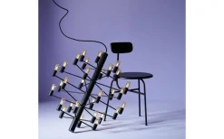 Vardagsrum|Kök & Matplats<Herstal Manola Takkrona 75cm LED 30x2,5W Svart