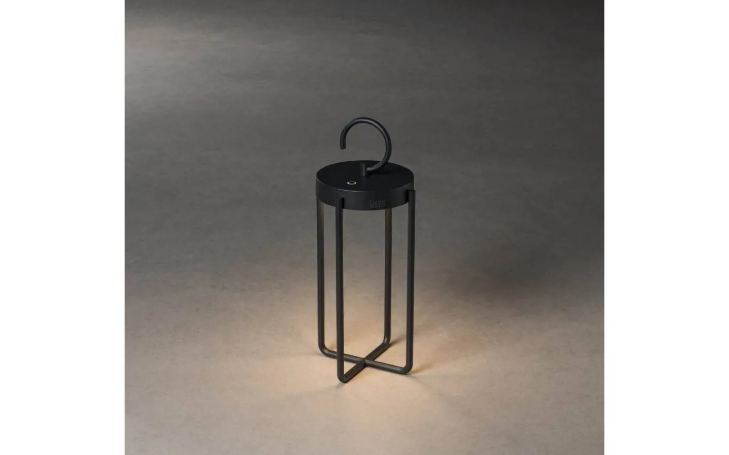 Konstsmide Manorola Uppladdningsbar Ljuslykta 39cm Svart IP54* Uppladdningsbara Lampor Utomhus|Uppladdningsbara Lampor Utomhus