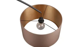 Mansur Golvlampa E27 matt svart/grå