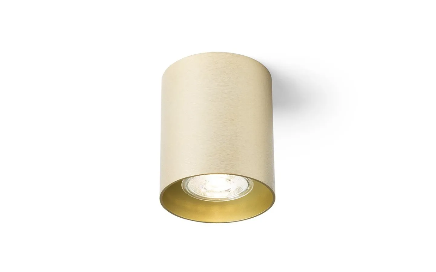 Hall & Trappa|Takspot Med 1 Lampa<Rendl Mantova I Takspotlight Borstad Mässing GU10