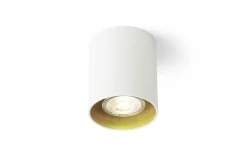Hall & Trappa|Takspot Med 1 Lampa<Rendl Mantova I Takspotlight Vit/Guld GU10
