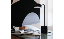 Marble Skrivbordslampa 50cm Svart/Marmor