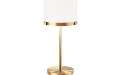 By Rydens Marcel Bordslampa 55cm Mässing/Vit* Bordslampor