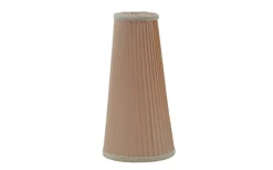 Plisserade Lampskärmar<Hallbergs Margareta Plisserad Lampskärm Ø14cm Beige