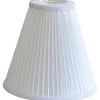 Toppringsskärmar<Hallbergs Margareta Plisserad Toppringskärm Ø22cm Offwhite