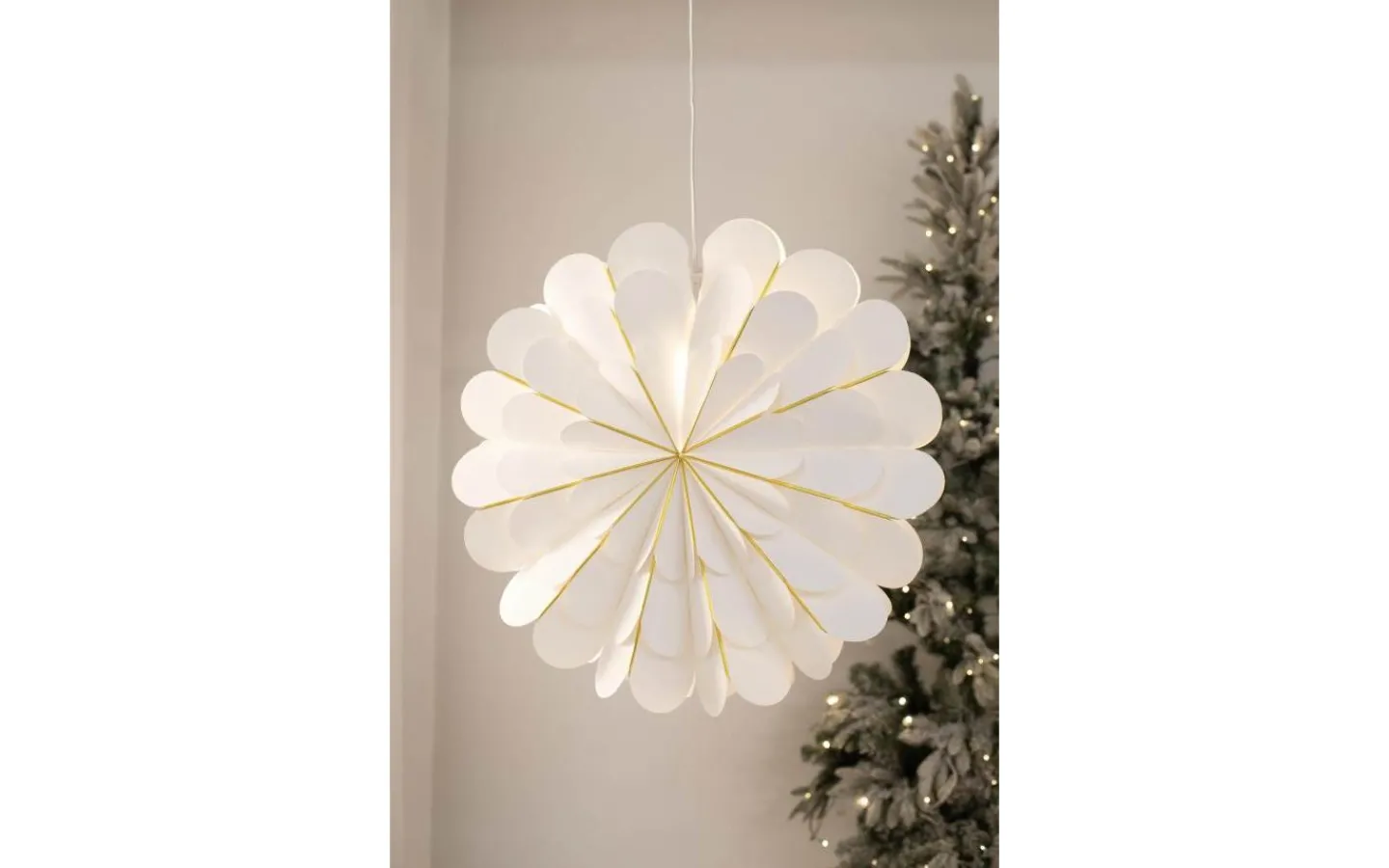 Visa Alla Julstjärnor|Julstjärnor Med Sladd<Markslojd Marigold Julstjärna 60cm Vit