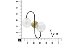 Mauro Ferretti Mario Vägglampa 45cm Svart* Lampetter