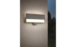 Vägglampor Utomhus<Trio Lighting Mariza Vägglampa LED antracitgrå rörelsesensor IP44