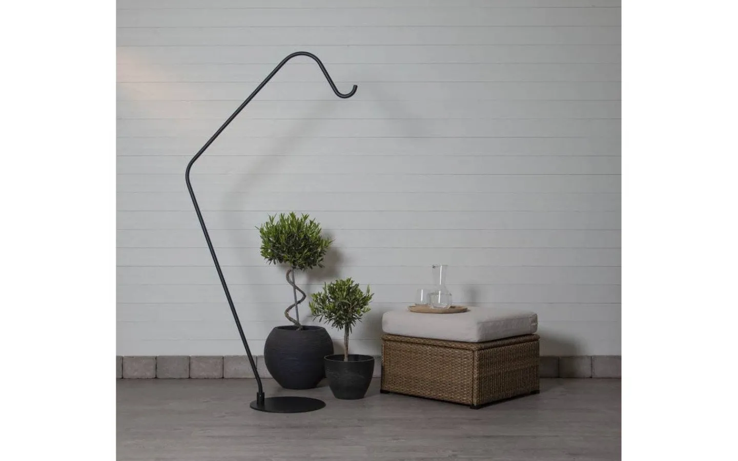 Golvlampor Utomhus<Star Trading Mark Golvstativ 176cm Svart