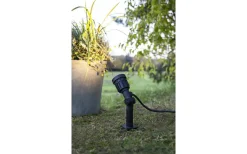 Star Trading Markspotlight LED 385lm 3000K 230V Svart IP65* Markbelysning