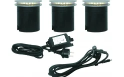 Markspotlights Bohus LED Komplett Kit 3x23 lm