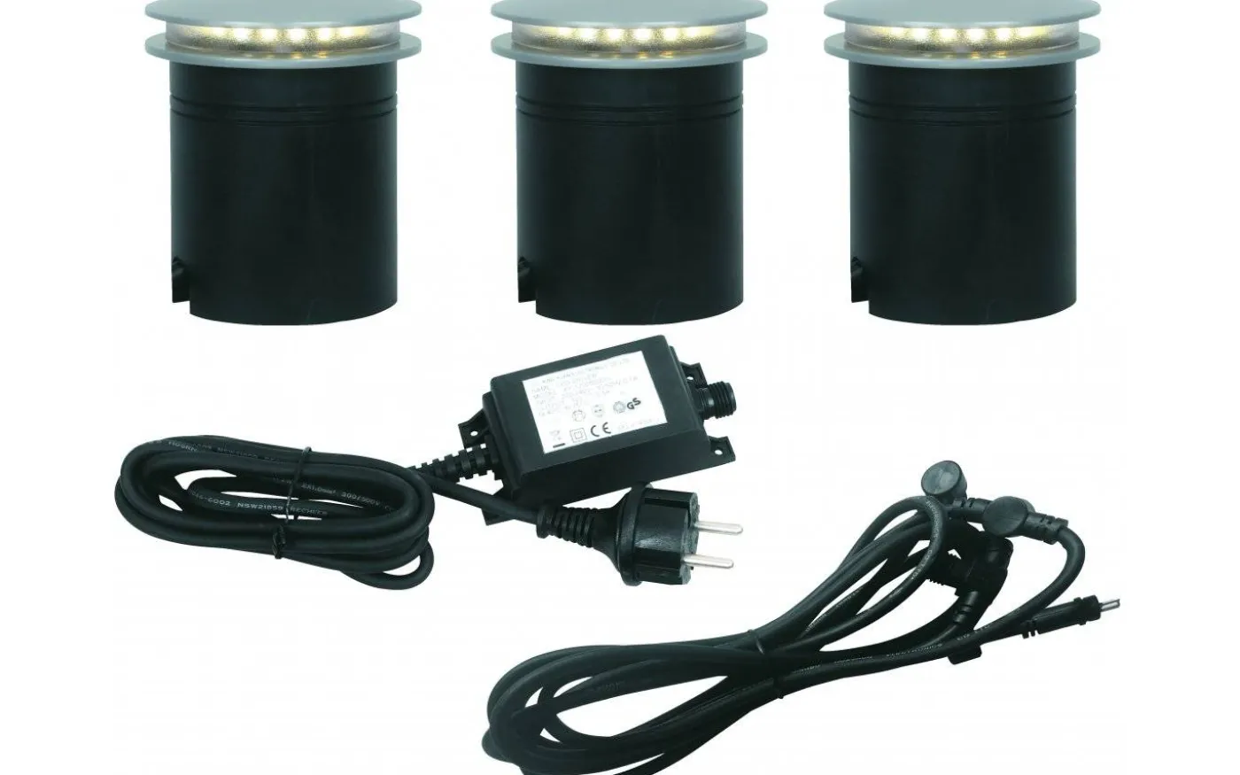 Markspotlights Bohus LED Komplett Kit 3x23 lm