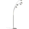 Golvlampor|Golvläslampor<Trio Lighting Marley Golvlampa 5-delad GU10 borstad stål