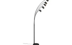 Golvlampor|Golvläslampor<Trio Lighting Marley Golvlampa 5-delad GU10 mattsvart