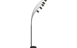 Golvlampor|Golvläslampor<Trio Lighting Marley Golvlampa 5-delad GU10 mattsvart