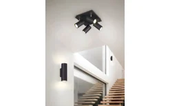 Trio Lighting Marley Spotlight 4-delad GU10 mattsvart* Takspot Med Minst 4 Lampor