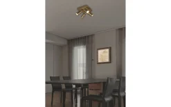 Takspot Med Minst 4 Lampor<Trio Lighting Marley Spotlight 4-delad GU10 antikmässing