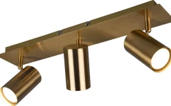 Avlånga Takspotlights|Takspot Med 3 Lampor<Trio Lighting Marley Spotlight 3-delad GU10 antikmässing