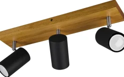 Marley Spotlight 3-delad GU10 matt svart/trä