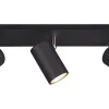 Trio Lighting Marley Spotlight 3-delad GU10 mattsvart* Avlånga Takspotlights|Takspot Med 3 Lampor